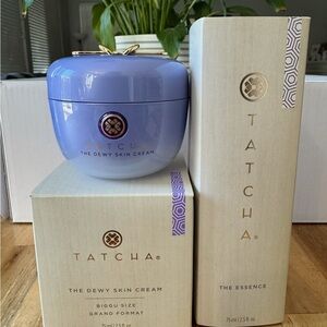 Tatcha Bundle | The Essence (2.5 fl oz) + The Dewy Skin Cream (Biggu)